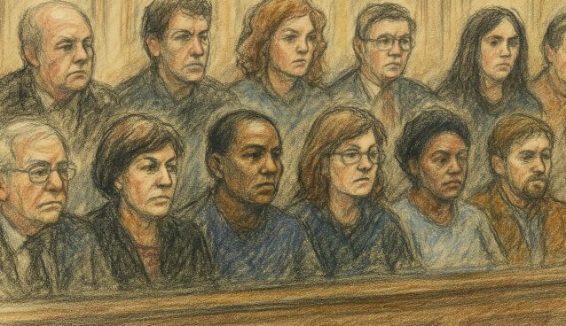 Trial by jury.